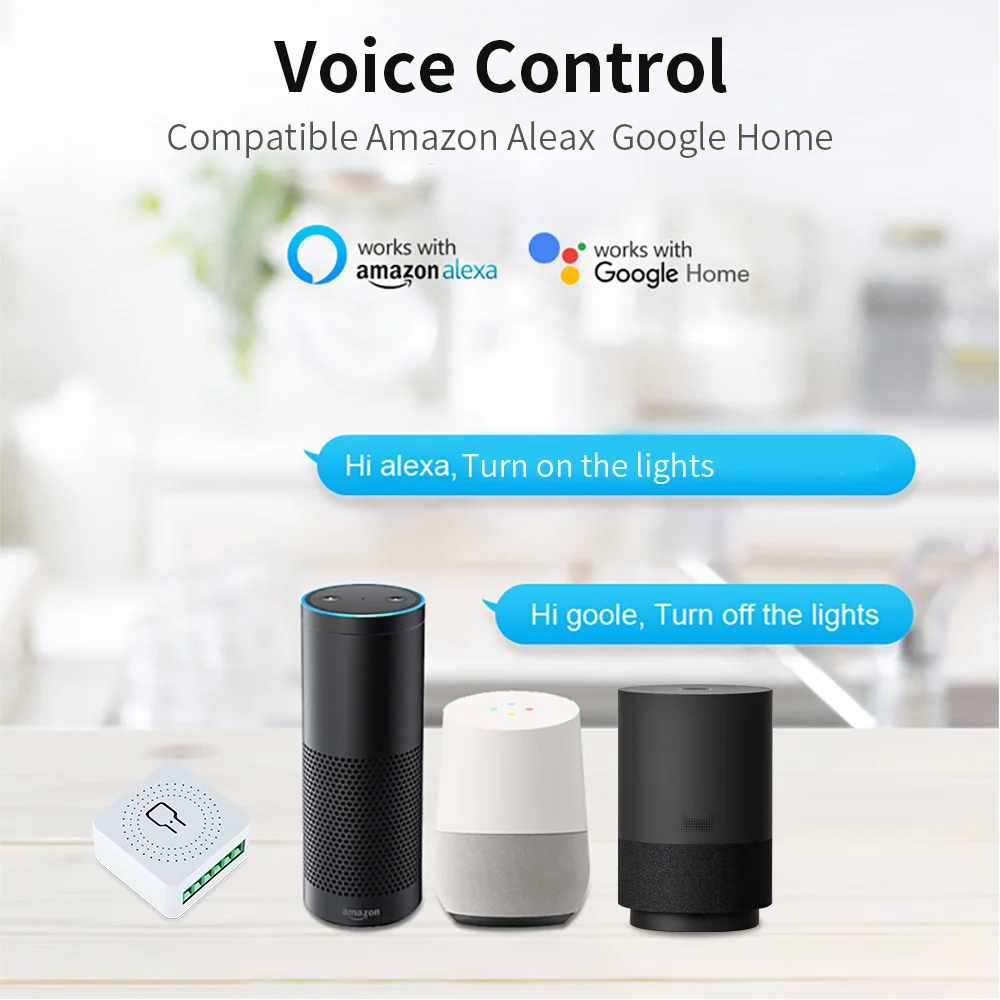 ANDELI DIY WiFi Mini Smart Light Switch 16A Two Way Control Tuya/Smartlife APP Remote Control for Alexa Google Home Automation - Image 5