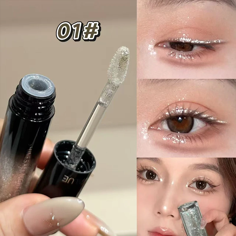 ART VALUE Glitter Liquid Eyeshadow Pearly Shimmer Eyeshadow Fine Shiny Eyes Makeup Charming Eyeliner Shadow Highlighter Cosmetic - Image 2