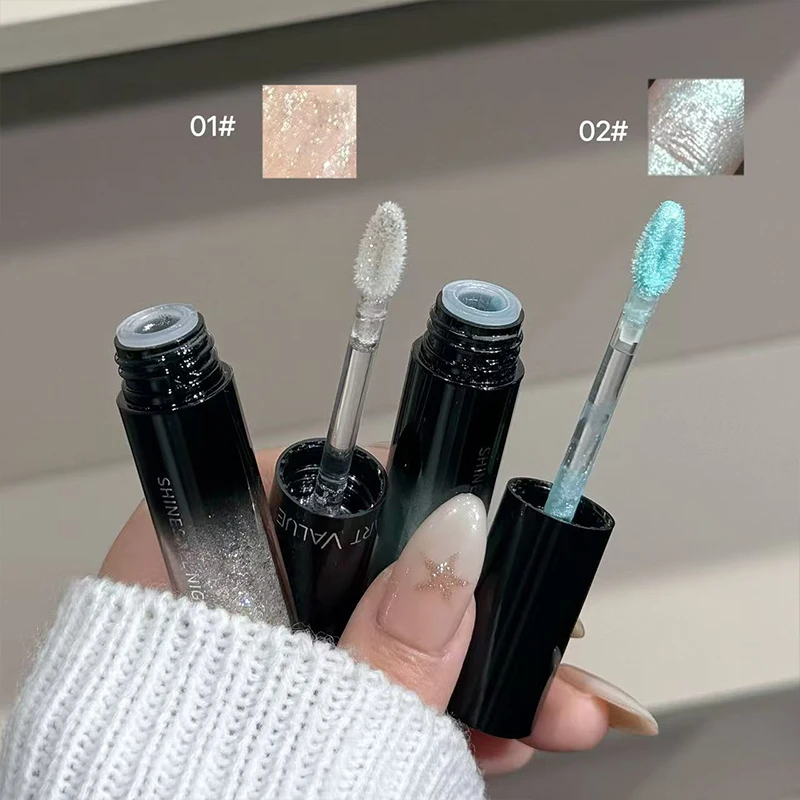 ART VALUE Glitter Liquid Eyeshadow Pearly Shimmer Eyeshadow Fine Shiny Eyes Makeup Charming Eyeliner Shadow Highlighter Cosmetic - Image 6