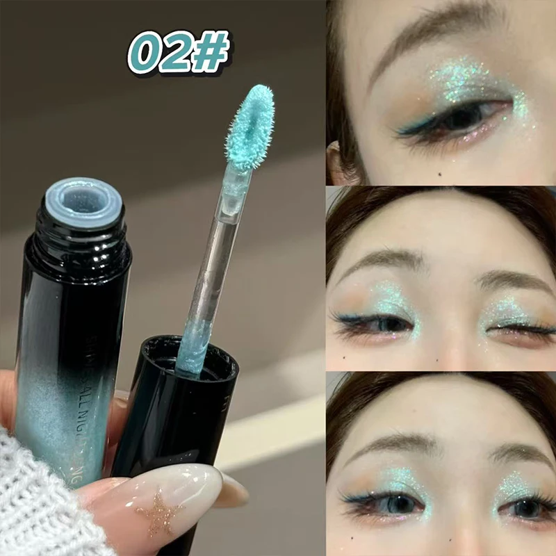 ART VALUE Glitter Liquid Eyeshadow Pearly Shimmer Eyeshadow Fine Shiny Eyes Makeup Charming Eyeliner Shadow Highlighter Cosmetic