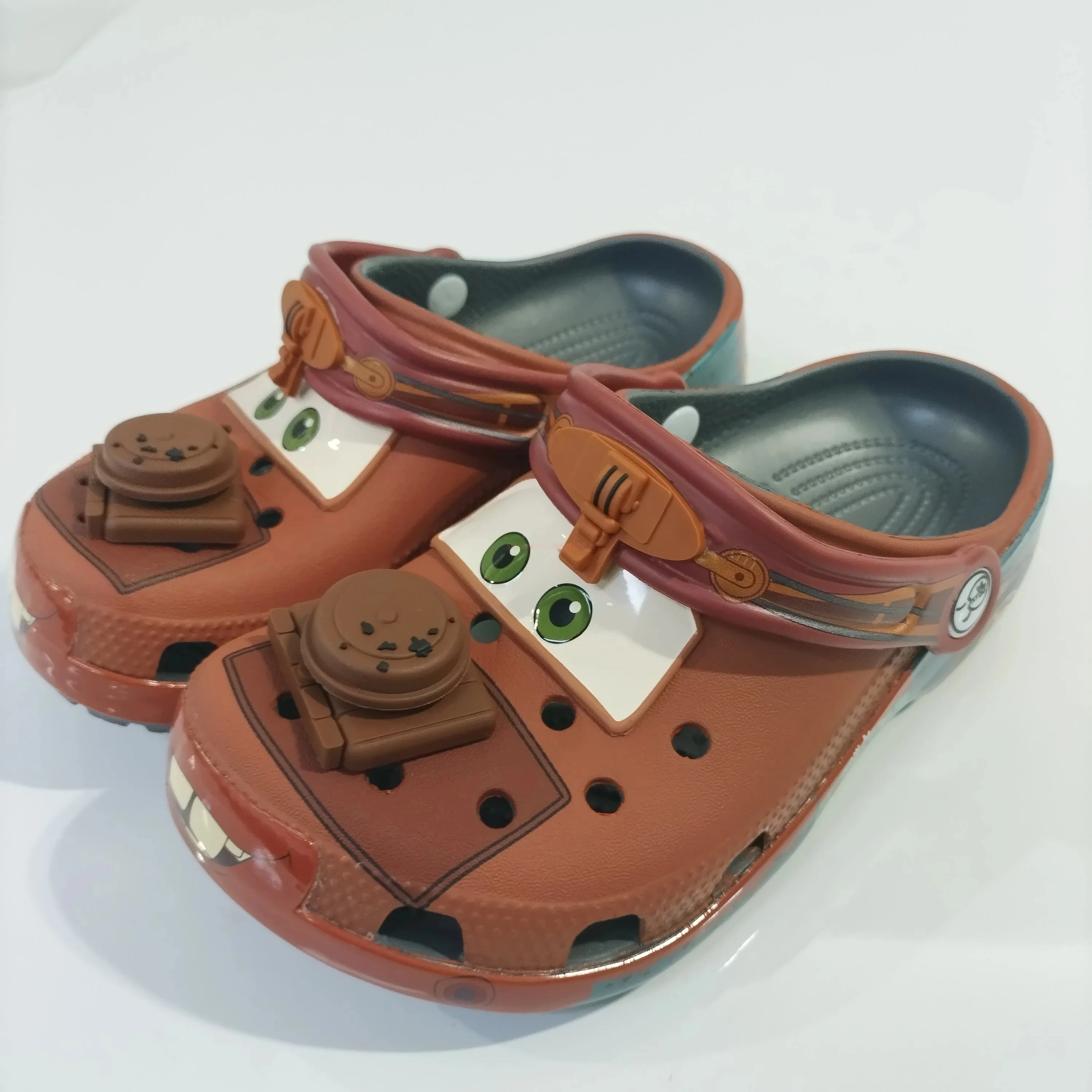 Adult Cartoon Mater Slippers Cars Shoes Outdoor Sandals Cute Figurine Anime Trailer Character Cave Shoes Sandals Eva Shoes Gift - Image 2
