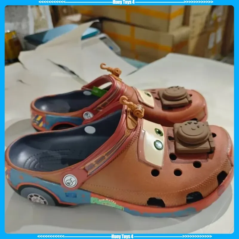Adult Cartoon Mater Slippers Cars Shoes Outdoor Sandals Cute Figurine Anime Trailer Character Cave Shoes Sandals Eva Shoes Gift - Image 3