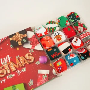 Advent Calendar 2026 For Kids Teens Calf Boys Socks Christmas Countdown Calendar Xmas Surprise Gifts For adult women men