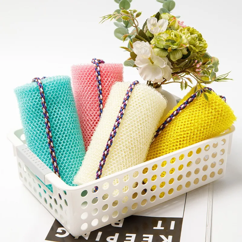 African Net Bath Sponge Shower Puff for Back Gant Exfoliating African Sponge Netsponge Shower Foam Towel - Image 3