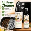 Air Fryer Cleaner,Powerful Oven Grease Remover Spray - High-efficiency Range Hood Cleaner, Easy-to-apply Wipe-off Grease Remover