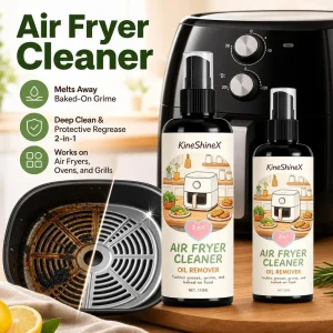 Air Fryer Cleaner,Powerful Oven Grease Remover Spray - High-efficiency Range Hood Cleaner, Easy-to-apply Wipe-off Grease Remover
