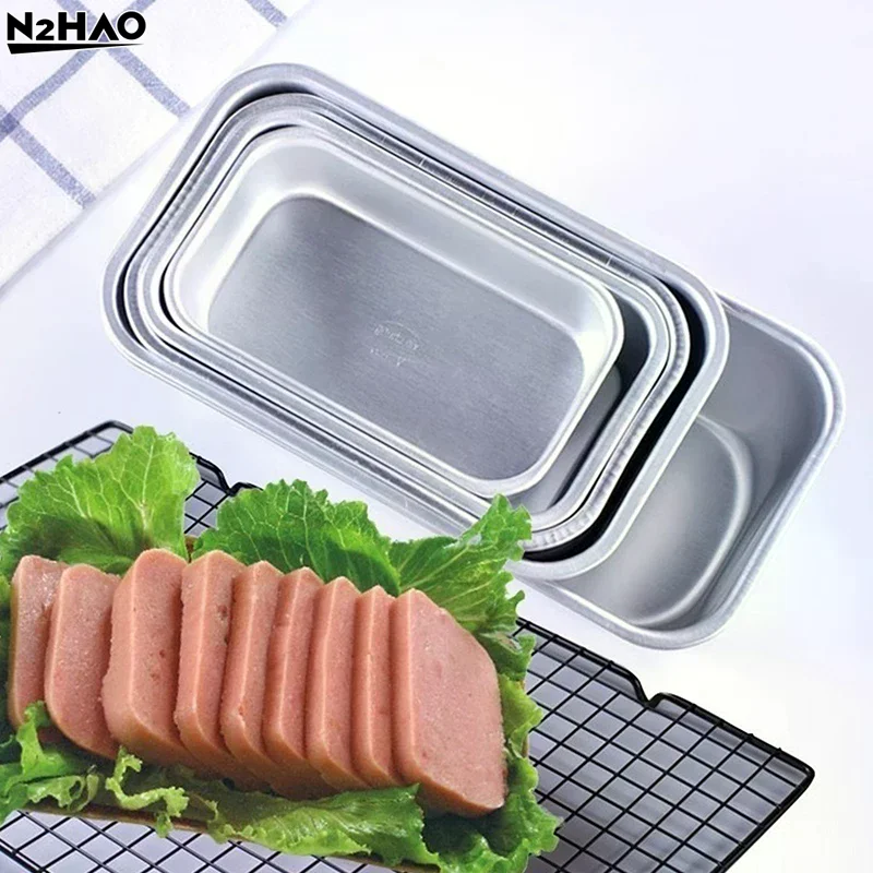 Aluminum Alloy Lunch Meat Preservation Box Cake Baking Tray Loaf Pan Kitchen Baking Tools Rectangular Bread Mold - Image 2
