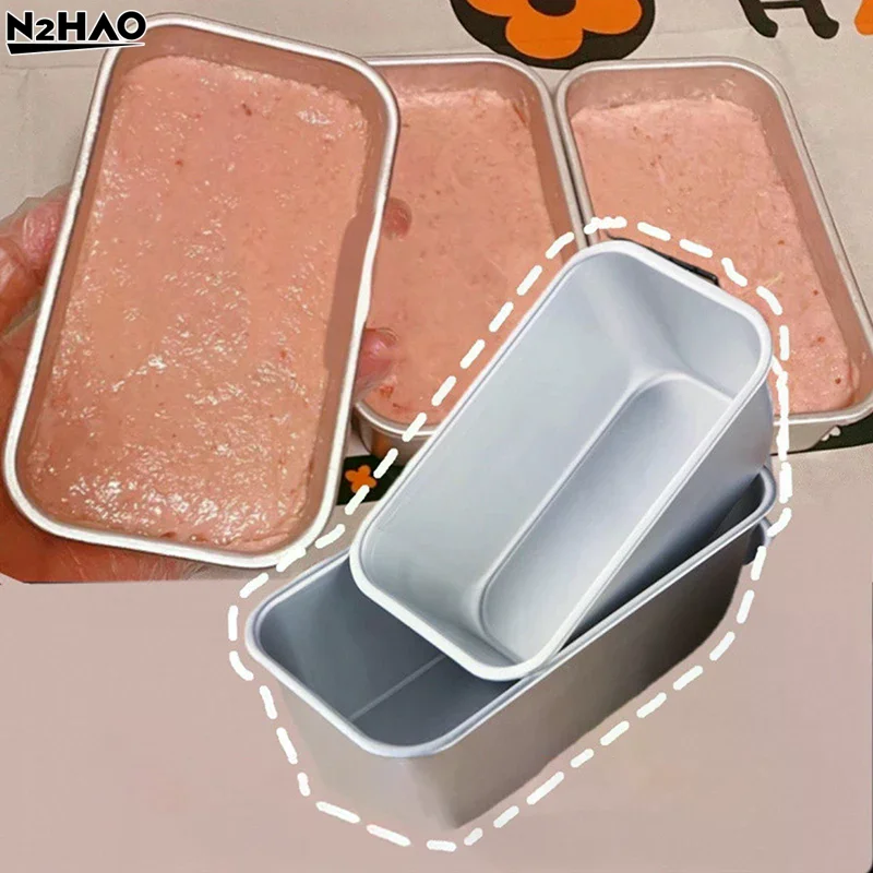 Aluminum Alloy Lunch Meat Preservation Box Cake Baking Tray Loaf Pan Kitchen Baking Tools Rectangular Bread Mold - Image 3