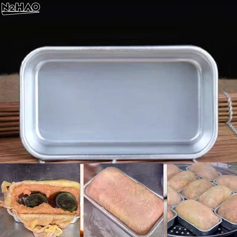 Aluminum Alloy Lunch Meat Preservation Box Cake Baking Tray Loaf Pan Kitchen Baking Tools Rectangular Bread Mold - Image 4