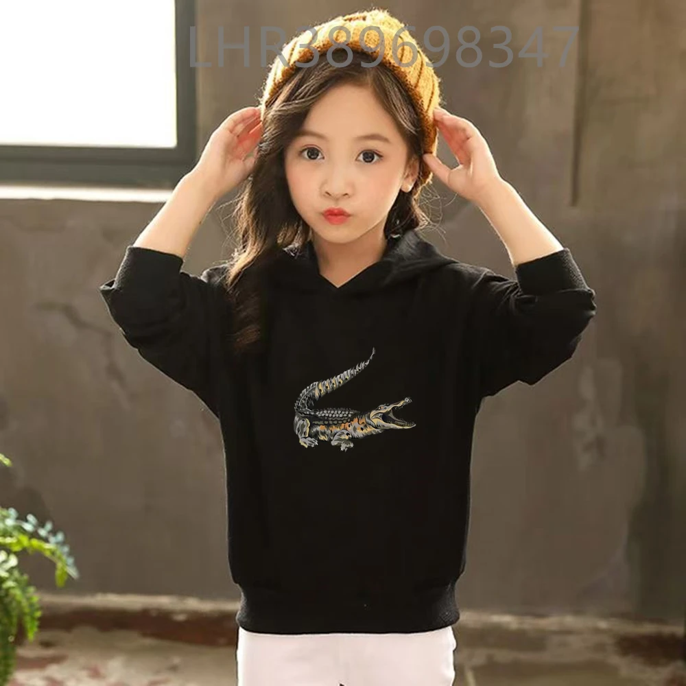 American Crocodile Hoodie Kids 3-12 Years Boys Girls Casual Tops+Pants Sets Children Long Sleeves Autumn New Fashion Clothes - Image 5