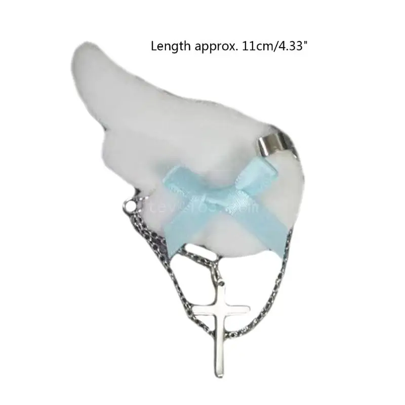 Angel Wing Hair Clip for Girls Y2K Punk Hairpins Bowknot Hairclips Animation Hair Barrettes Subculture Hair Accessories - Image 7