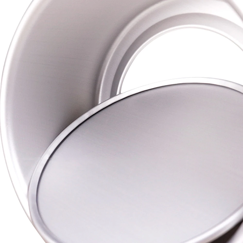 Anodized Aluminum Set 4/6/8/10 Inch Fixed/Removable Bottom Mold Round Chiffon/Angel Baking Cheesecake Tin 0059 - Image 3
