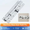 Anti-Pry Thickened Stainless Steel Sliding Gate Latch, Heavy-Duty Door Security Lock Buckle Window Tower Bolt for Household Safe