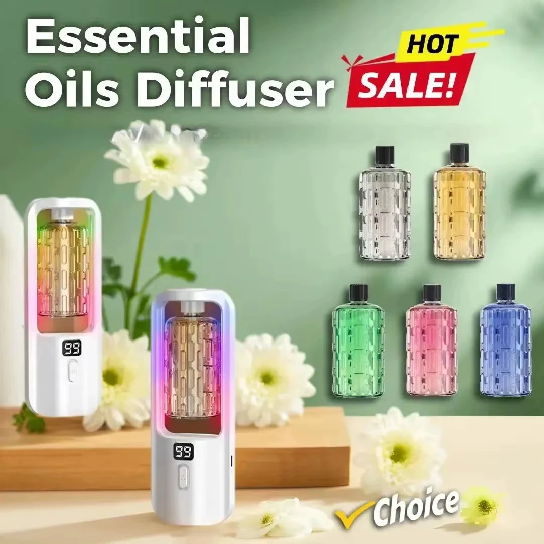 Aroma Diffuser Humidifier Fragrance Essential Oil Aromatherapy Machine Air Freshener Hotel Bedroom Toilet Bathroom Deodorization - Image 2