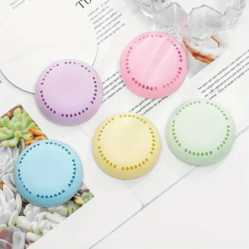 Aromatherapy Fragrance Lasting Deodorization Bathroom Supplies Bedroom Wardrobe Car Home Toilet Deodorant Solid Round Fresher - Image 2
