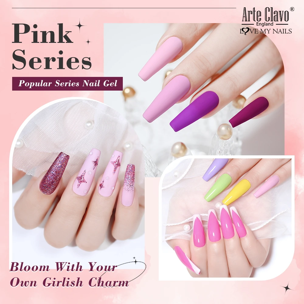 Arte Clavo 15ml Gel Nail Polish Neon Brown Royal Blue Red Green Nude Nail Art Varnish Gel Lacquer Top Coat UV Gel Nail - Image 2