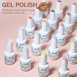 Arte Clavo 15ml Gel Nail Polish Neon Brown Royal Blue Red Green Nude Nail Art Varnish Gel Lacquer Top Coat UV Gel Nail