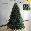 Artificial Christmas Tree PE+PVC Encrypted Pine Needle LED Light Christmas Tree 150cm to 210cm Home Christmas Party Decorations