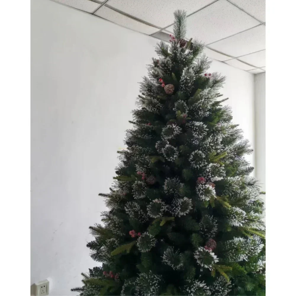 Artificial Christmas Tree PE+PVC Encrypted Pine Needle LED Light Christmas Tree 150cm to 210cm Home Christmas Party Decorations - Image 3