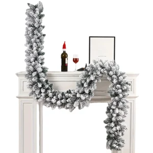 Artificial Green Plants rattan Christmas tree New Year Wedding Wreaths Home Room Outdoor Yard Wall Door Decora Pine Tree Rattan