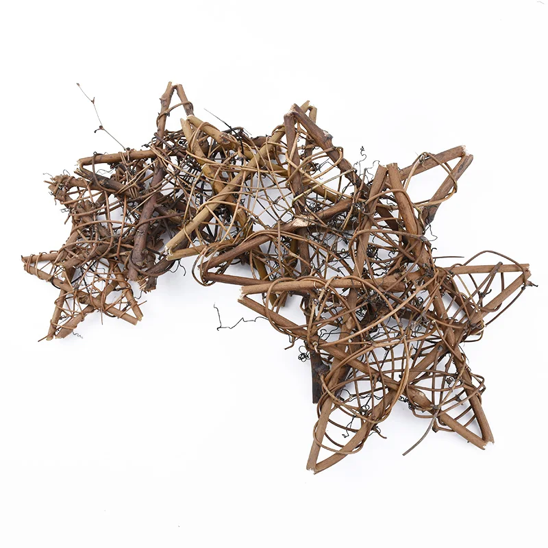 Artificial Rattan Star Frame Holiday Christmas Wedding Goth Party Wreath Floral Accessories Home Table Wall Arch DIY Decorations - Image 6