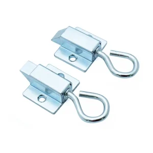 Automatic Gate Latch with Spring Loaded Latch Pin Outdoor Pull Buckle Style Door Bolt Latch Lock for Industrial Cabinet Hardware