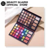 BEAUTY GLAZED 68 Colors Eye Shadow Palette Mix & Match Waterproof Shimmer Highlighter Blush Contour Eyeshadow Makeup Palette