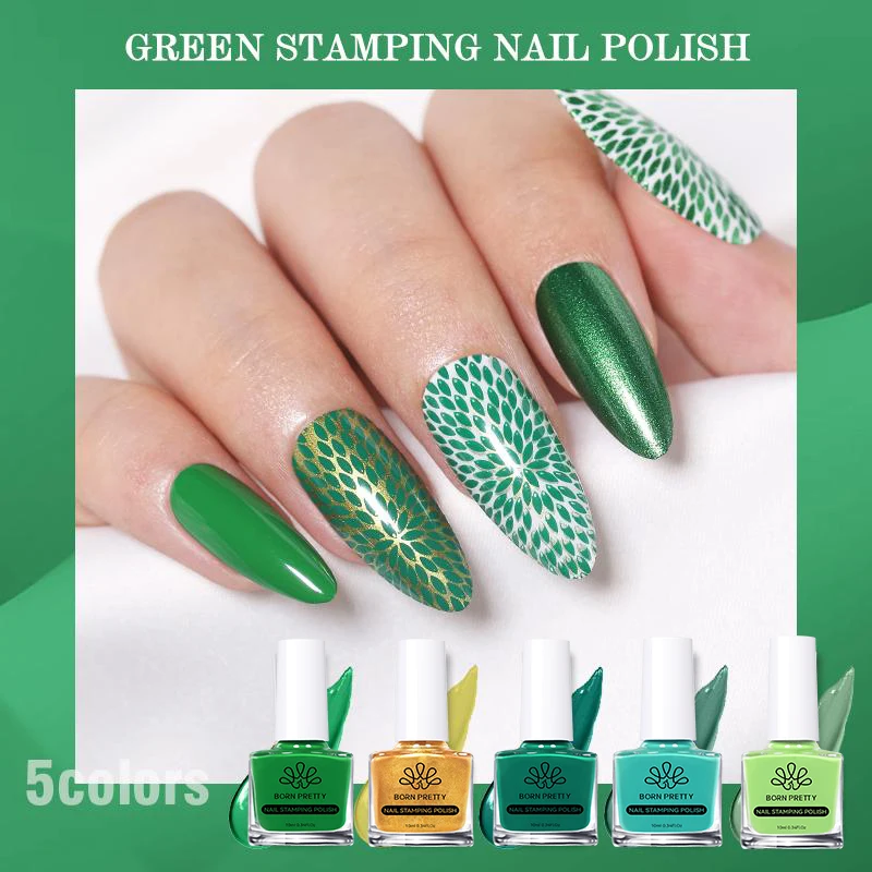 BORN PRETTY 10ml 25 Colors Nail Stamping Polish Nail Art Varnish with Peel Off Nail Latex Black White Colorful Stamp Polish - Image 3
