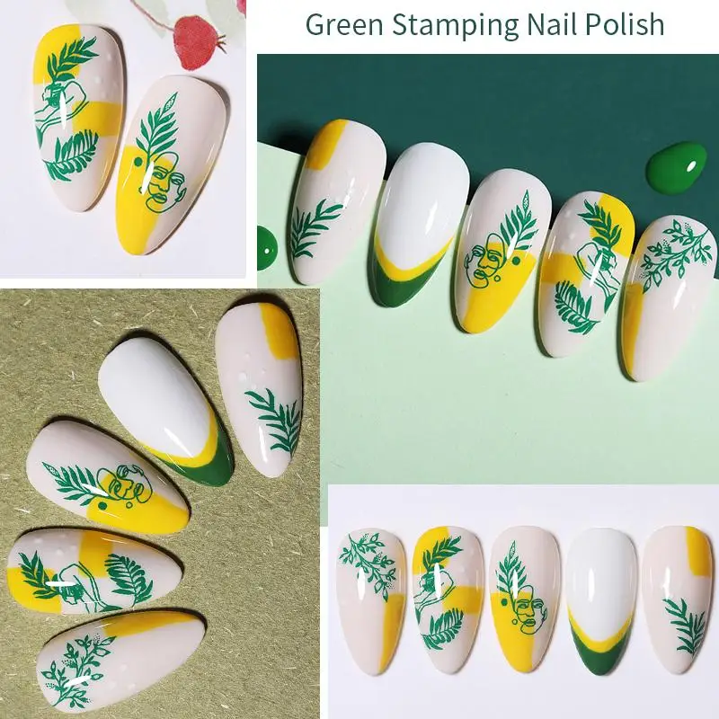 BORN PRETTY 10ml 25 Colors Nail Stamping Polish Nail Art Varnish with Peel Off Nail Latex Black White Colorful Stamp Polish - Image 4