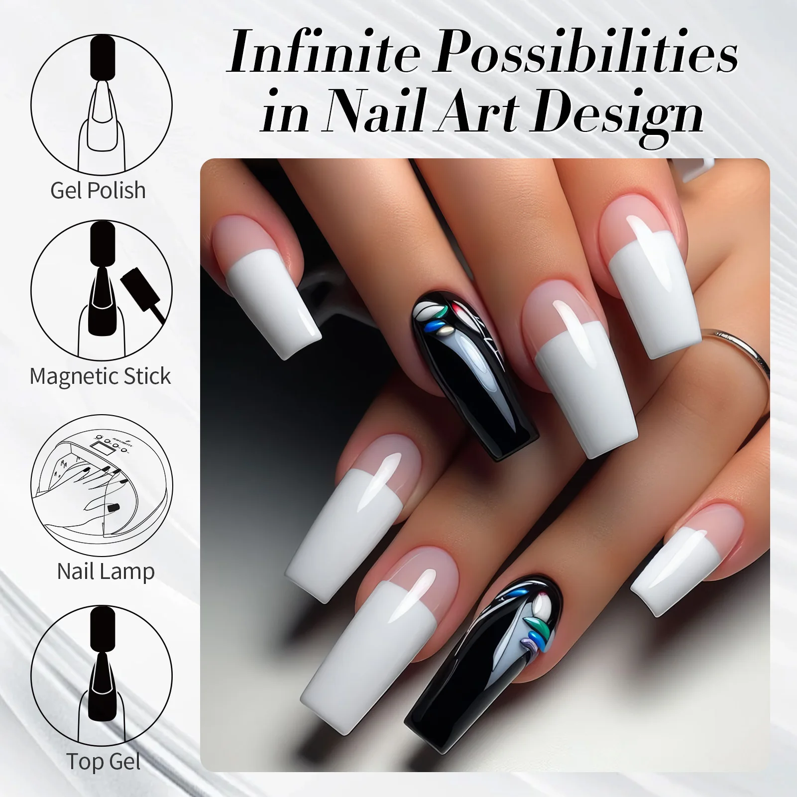 BORN PRETTY 10ml Gel Nail Polish Gel 130 Colors Semi Permanent Solid Nail Gel Varnish Soak Off UV Gel for Base Top Coat - Image 5