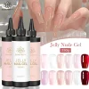 BORN PRETTY 250g Jelly Milky White Pink Translucent Nude Gel Polish Refilled Package Semi Permanent Soak Off UV Nail Art Varnish
