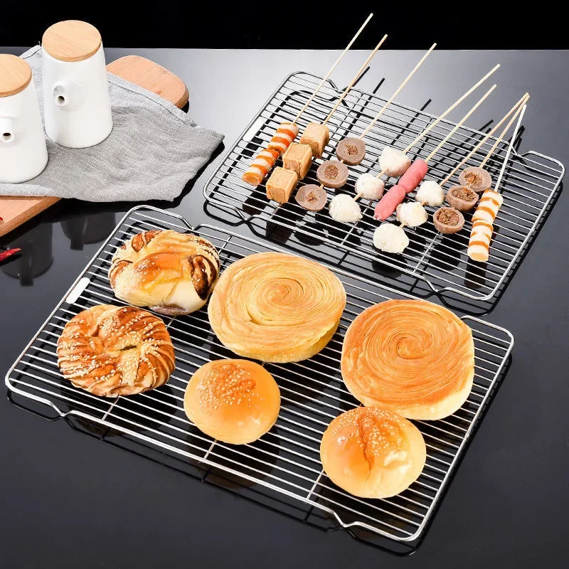 Baking Tray with Removable Cooling Rack Set Stainless Steel Baking Pan Sheet Non Toxic , Used for Oven, BBQ Tray Dishwasher Safe - Image 6