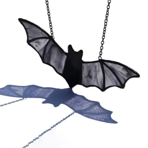 Bat Stained Window Hanging Suncatcher Halloween Decorations Home,20x9.5cm Acrylic Bat Decoration for Bar Pub KTV Party Decors