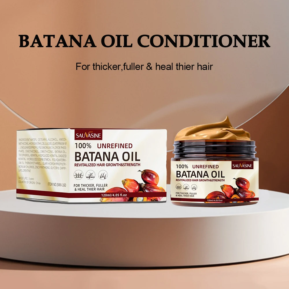 Batana Oil Hair Conditioner For Dry Frizzy Hair Nourishing Smoothing Conditioner Adds Shine Moisturizes Scalp Repairs Damaged - Image 2