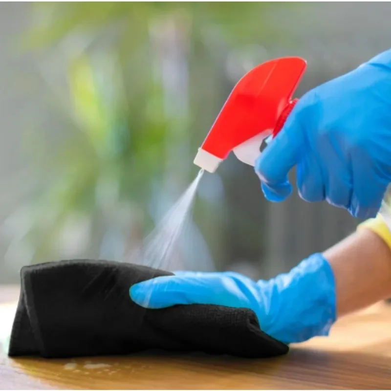 Black Thicken Microfiber Car Cleaning Towels Soft Quick Drying Windows Mirrors Wiping Rags Home Double Layer Clean Cloths - Image 3