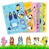 Bluey Puzzle Stickers Cartoon Bingo Anime Figure Originality DIY Decoration Waterproof Stickers Children's Puzzle Education Toys