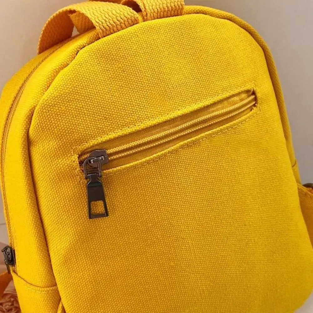 Breathable Canvas Kid Backpack Fashion Color Deer Print Kindergarten Bag Cute Shape Lightweight Canvas Schoolbag Gift - Image 5