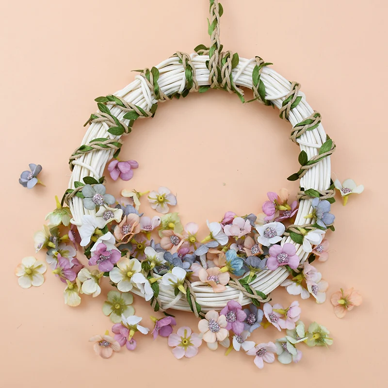 Bridal Wreath Wedding Decorative Flowers New Year Christmas Decorations for Home Wall Pendant Scrapbook Cheap Artificial Plants - Image 5