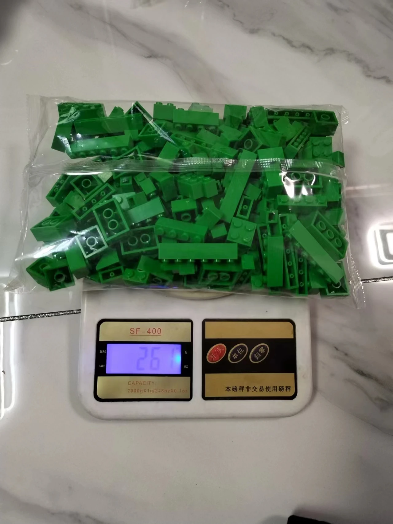 Bulk Building Blocks Large Bricks 17 Single Colour 260g Free Assembly Compatible LEGO Children's Educational Creative Toys DIY - Image 4
