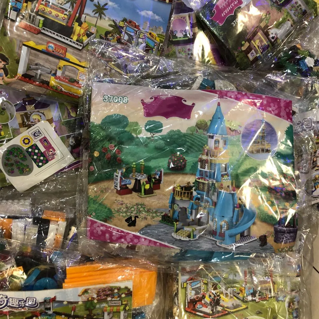 Bulk Random Building Blocks MOC with Drawings Parts DIY Creative Bricks Compatible Mixed Style Set Construction Toys Kids Gifts - Image 5