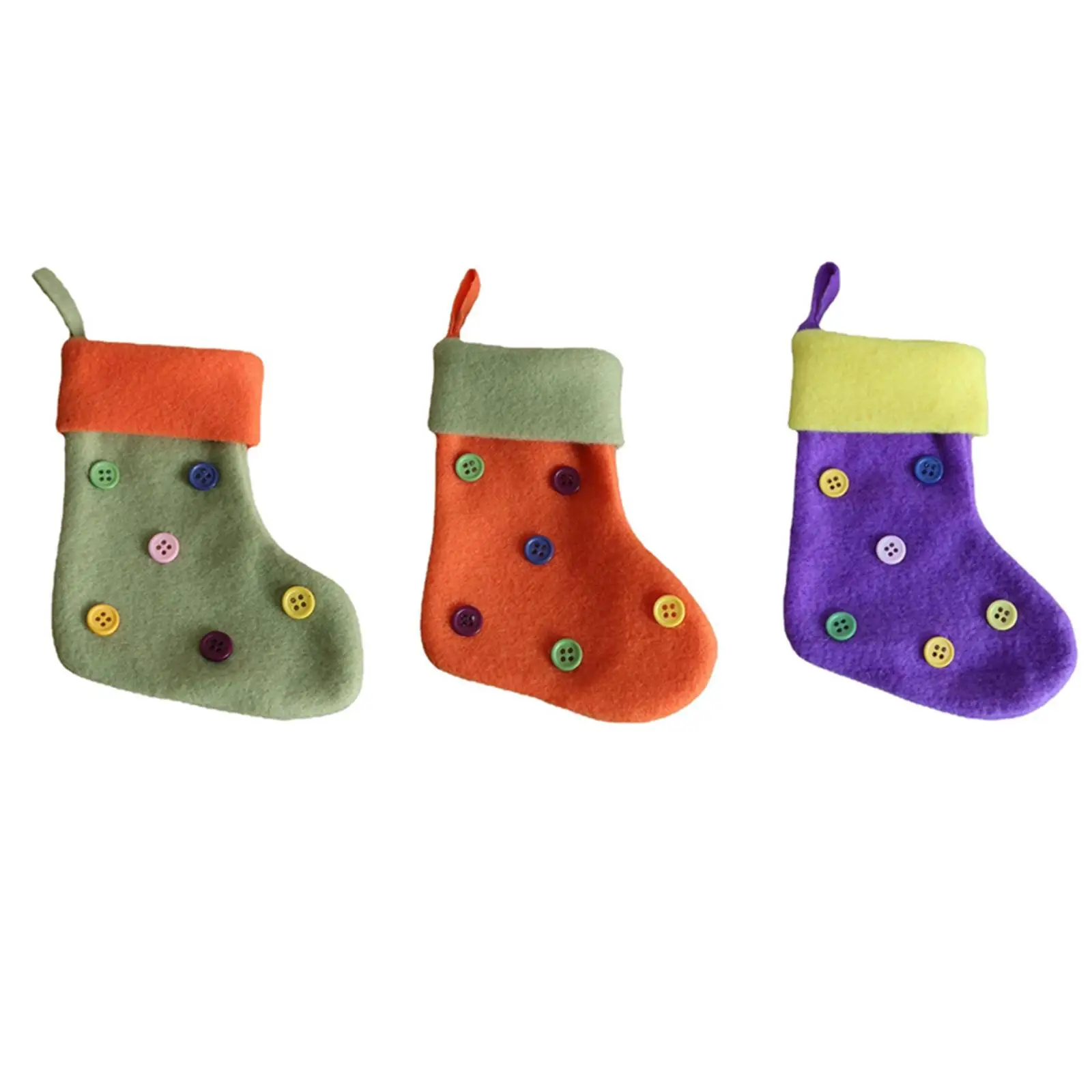 Buttons Christmas Stockings Hanging Bags 6pcs Christmas Stocking Sock Santa Candy Tree Hanging Add Festive Buttons Christmas Stockings Hanging Bags 6pcs Christmas Stocking Sock Santa Candy Tree Hanging Add Festive