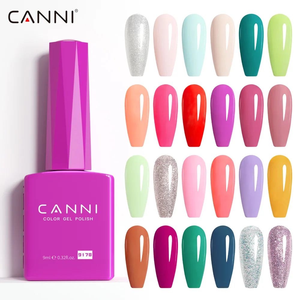 CC8 CANNI 9ml Nail Gel Polish HEMA FREE Summer Nails Color Soak Off UV LED Semi Permanent Smoothy Texture Nail Art Manicure - Image 3