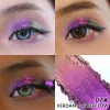 CHARMACY New Multichrome Eyeshadow Stick with Sponge Waterproof Long Lasting Glitter Eye Professional Maquillaje for Women