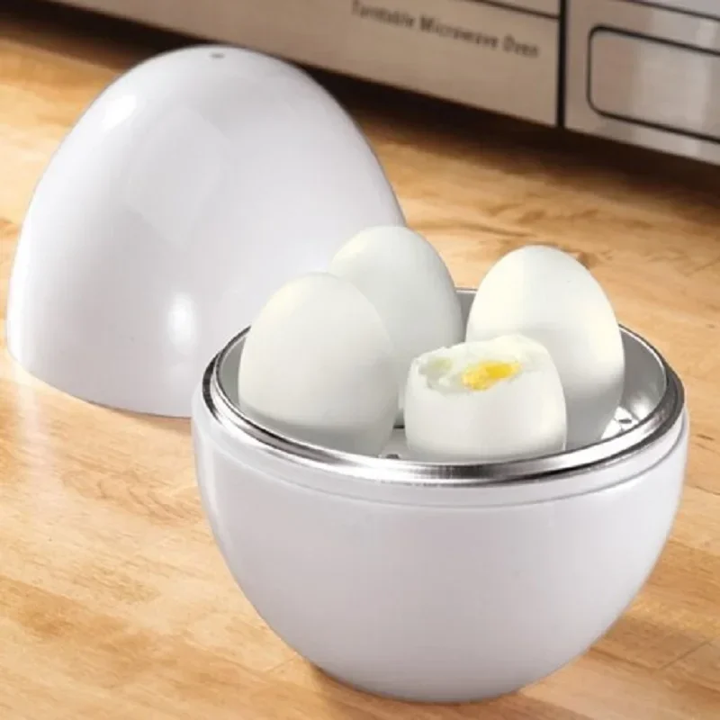 Capacity for 4 eggs Microwave Egg Steamer Boiler Cooker Easy Quick 5 Minutes Hard Or Soft Boiled Kitchen Cooking Tools - Image 4