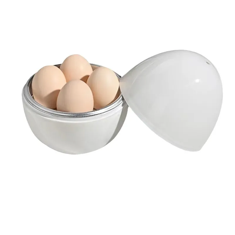 Capacity for 4 eggs Microwave Egg Steamer Boiler Cooker Easy Quick 5 Minutes Hard Or Soft Boiled Kitchen Cooking Tools - Image 6