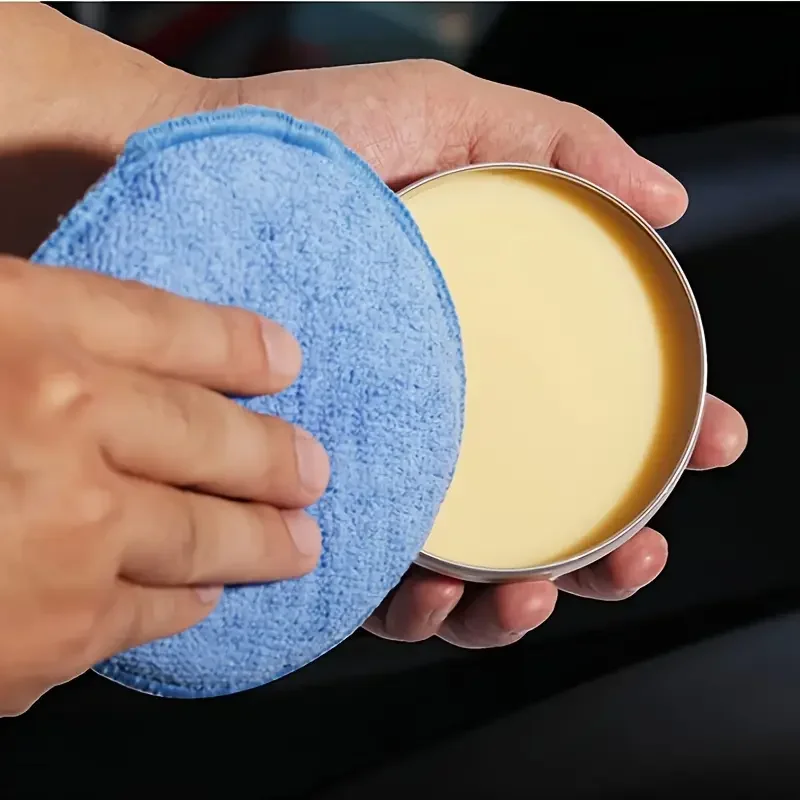Car Detailing Applicator Pads Car Care Waxing Polish Sponges Soft Microfiber Round Pocket Foam Sponges Car Cleaning Tools - Image 5