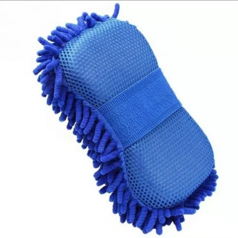 Car Wash Mitt, Premium Chenille Microfiber Wash Sponge, Scratch-Free Ultra Absorbent Cleaning Glove, Sponge Washing Tools - Image 6