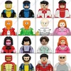 Cartoon Invincible Mark Mini Action Figures Building Block Set - Educational Puzzle Toy Bricks Collectible Dolls for Kids Gifts