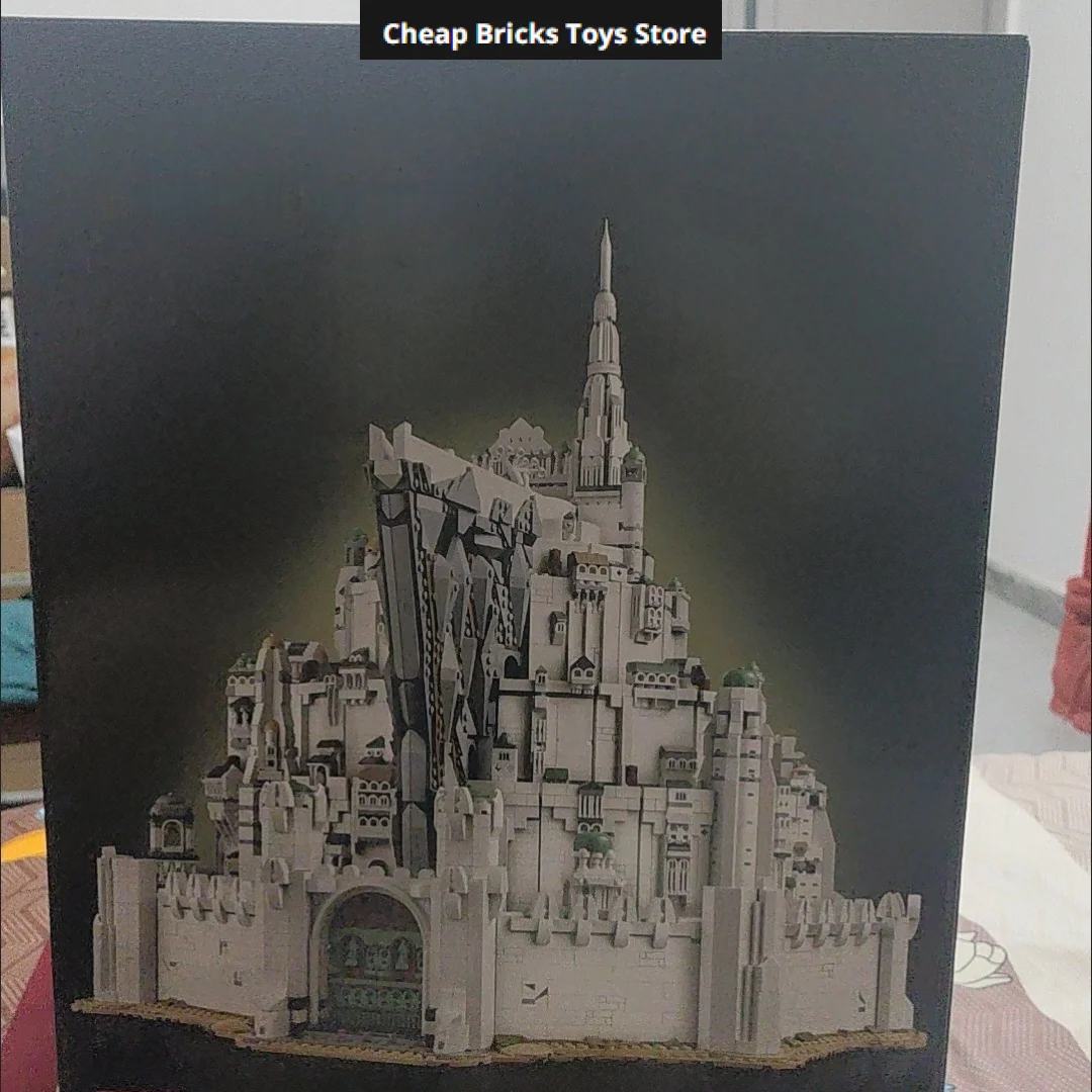 Cheapest 2026 Requiring Assembly 8278pcs Minas Tirith Bricks Building Blocks The City Capital Trendy Model Gifts for Adults Toys - Image 6