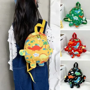 Children Boys Girls Cartoon Dinosaur Nylon School Bags Kid Backpack Backpacks Kindergarten Schoolbag